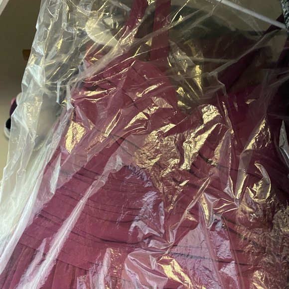 Bill Levkov Plum Dress - Picture 3 of 4